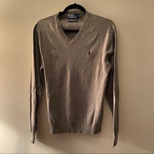 Polo Ralph Lauren Grey/Gray Vneck Sweater
